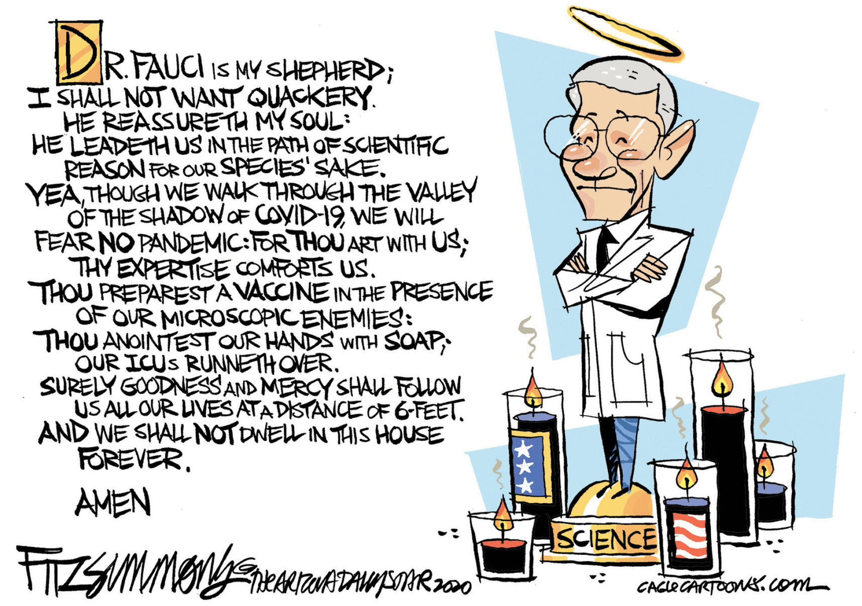 Daily Fitz Cartoon: Patron Saint of Hopeless Presidents